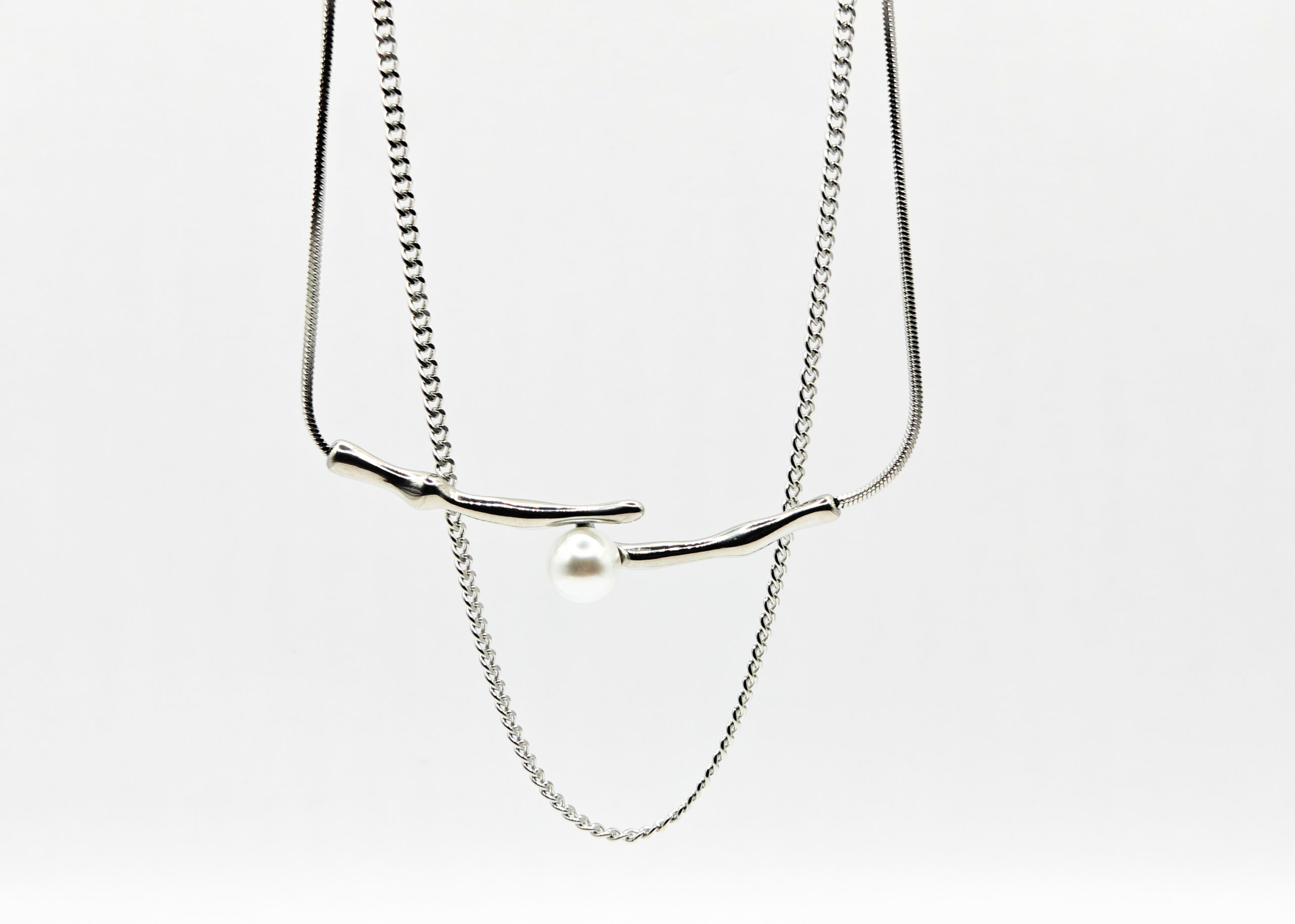 ELYZA Double Layer Chain Pendant