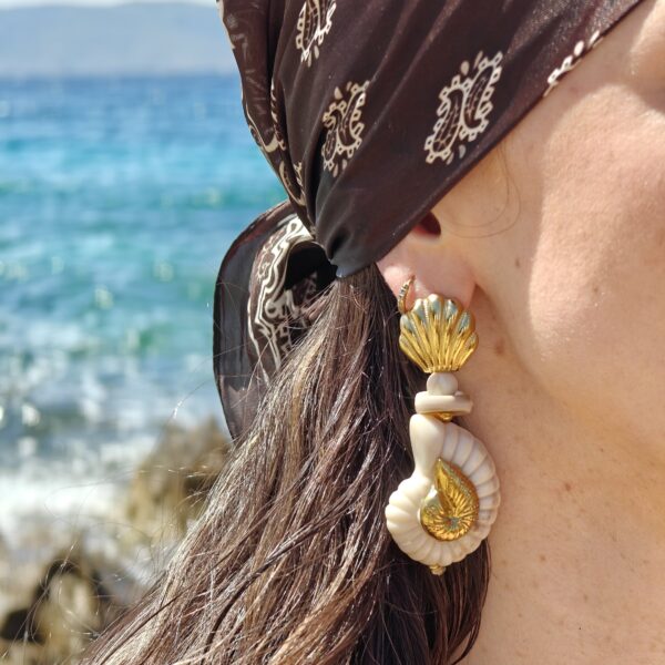 CORAL earrings